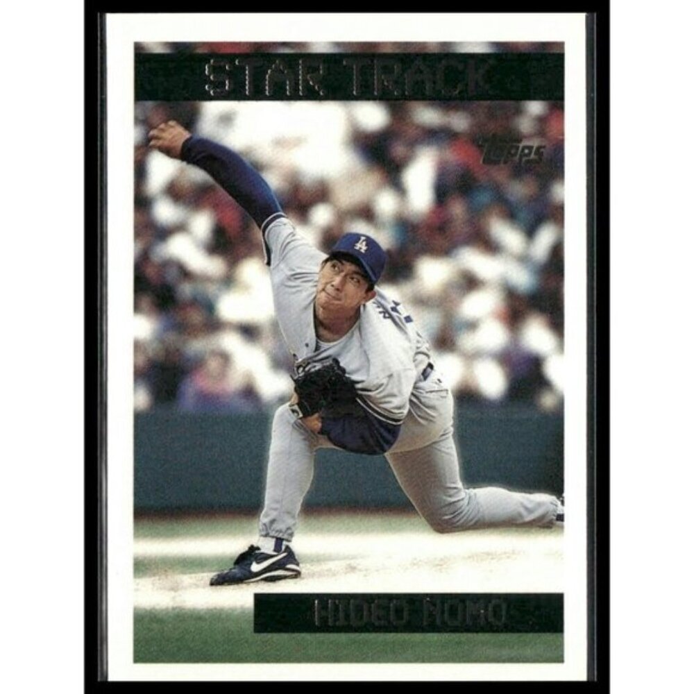 Hideo Nomo #40T Rookie 1995 Topps Traded & Rookies Los Angeles Dodgers